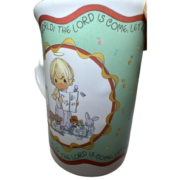 Vintage 1994 Precious Moments Joy To the World Coffee Mug Collectible - Picture 6 of 6
